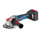 BOSCH GWX 18V-10 SC kampinis šlifuoklis X-LOCK SOLO L-Boxx